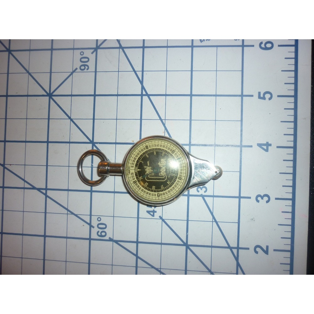 Vintage C-Thru Copi-Counter Map Measurer Opisometer Germany Picas Agates Inches - Picture 7 of 10